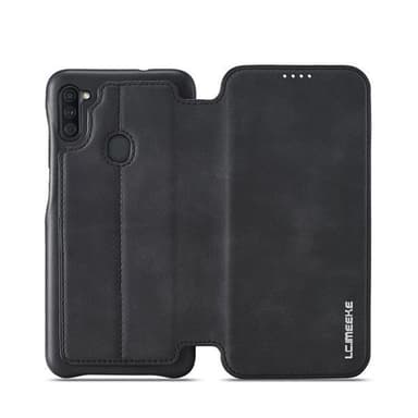 Flip suoja korttitaskulla Samsung Galaxy A11 Musta