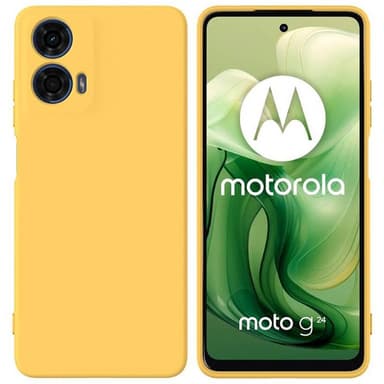 Liquid suojakuori Motorola Moto G24 - Keltainen