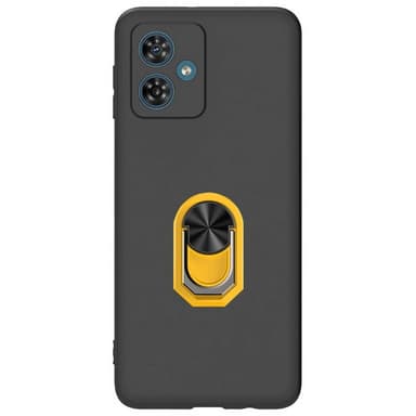 TPU sormuskotelo Motorola G55 - Keltainen