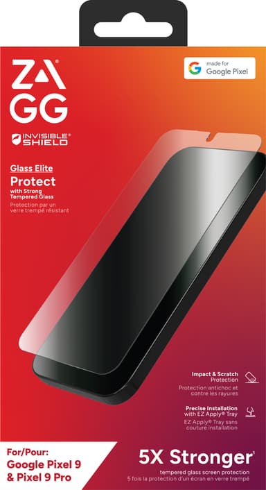 Zagg Glass Elite Google Pixel 9/9 Pro näytönsuoja