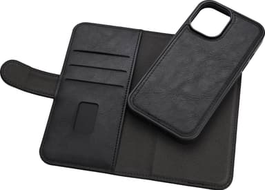 Gear iPhone 16 2in1 lompakkokotelo (musta)