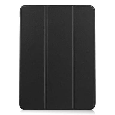 Keinonahkakotelo jalustalla iPad Air 13:lle (2024) - Musta