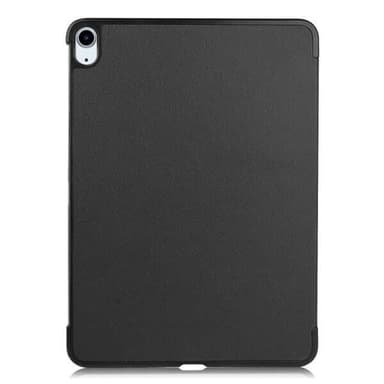 Keinonahkakotelo jalustalla iPad Air 13:lle (2024) - Musta