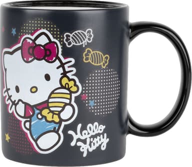 Konix Hello Kitty lämpöön reagoiva muki (karkit)
