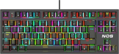 NOS C350 näppäimistö V2 RGB TKL