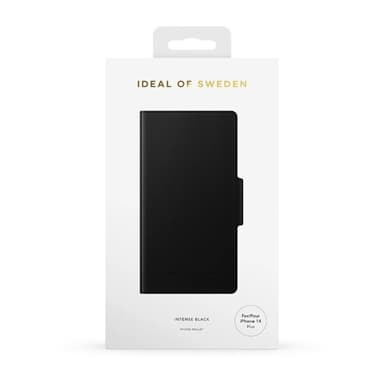 IDEAL OF SWEDEN Lompakkokuoret Intense Black iPhone 14 Plus