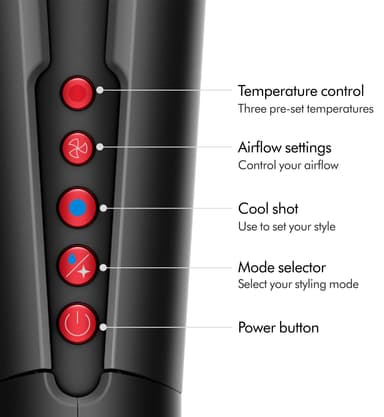 Dyson Airstrait suoristusrauta (Onyx/kulta)