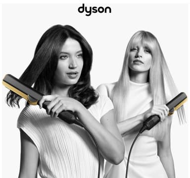 Dyson Airstrait suoristusrauta (Onyx/kulta)