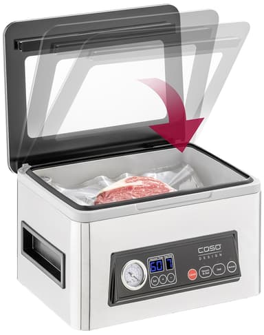 Caso VacuChef 50 tyhjiöpakkauslaite CS1416 (hopea)