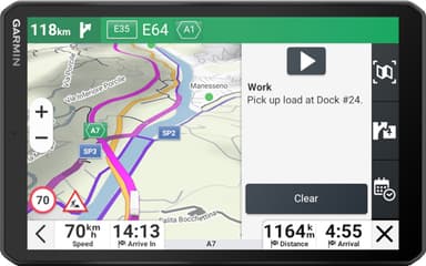 Garmin dēzl LGV820 GPS navigaattori kuorma-autoille