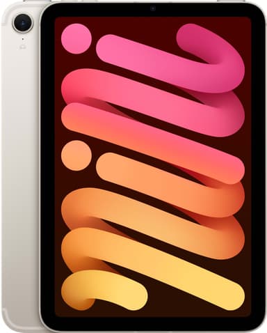 iPad mini A17 Pro Wi-Fi + Cellular 512 GB (tähtivalkea)