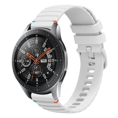 Silikoniranneke Samsung Galaxy Watch 46mm - Valkoinen