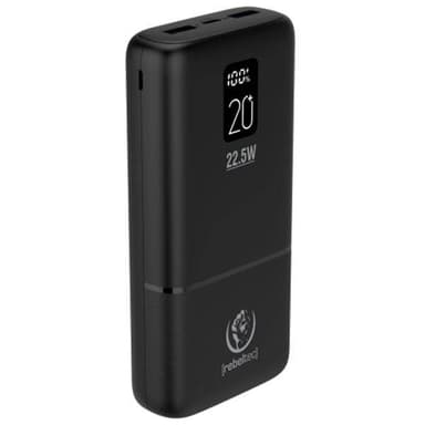 Rebeltec P20 Powerbank 22,5W 20000mAh - Musta