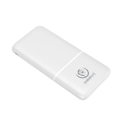 Rebeltec P10 Powerbank 10000mAh - Valkoinen