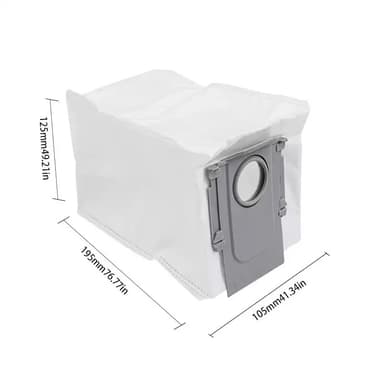 Pölynimuripussit Roborock S8 MaxV / Ultra G20s:lle (12 kpl)