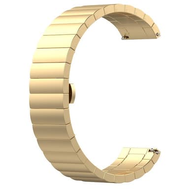 Kelloranneke ruostumatonta terästä Kulta 22 mm
