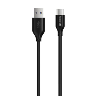 USB-A–USB-C-kaapeli 1 m musta