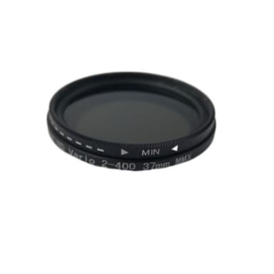Säädettävä ND2-ND400 ND-objektiivisuodatin, säädettävä neutraalitiheyssuodatin  37 mm