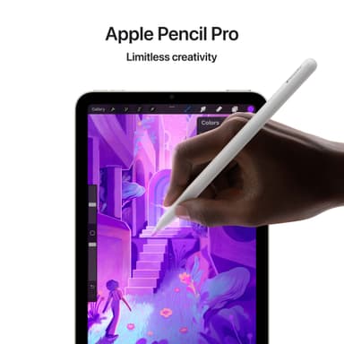 iPad mini A17 Pro Wi-Fi 128 GB (tähtivalkea)
