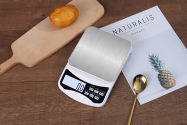 Digitaalinen keittiövaaka 5 kg / 0,1 g Valkoinen