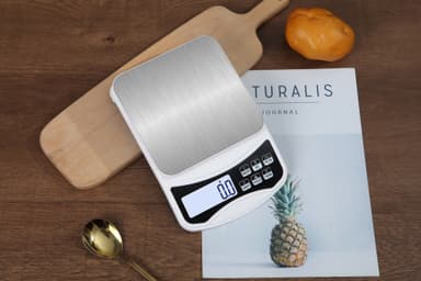 Digitaalinen keittiövaaka 5 kg / 0,1 g Valkoinen