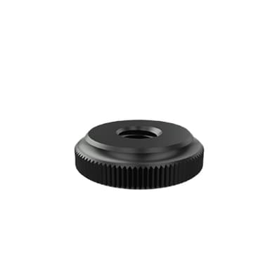 Naaraspuolinen peukalomutterin lukkomutterisovitin kameran kolmijalan selfie-tikkuun Musta 0,598 x 2,3 cm 1/4-20