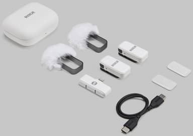 Røde Wireless Micro mikrofonit ja vastaanotin (Lightning, valkoinen)