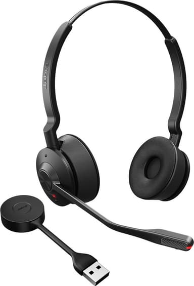 Jabra Engage 55 SE USB-A MS stereokuulokkeet (musta)