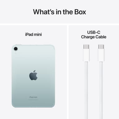 iPad mini A17 Pro Wi-Fi + Cellular 256 GB (sininen)
