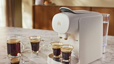 L'OR Barista Alessi kapselikone 4071587 (valkoinen)