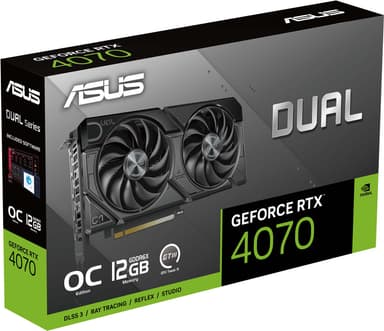 ASUS GeForce RTX 4070 DUAL EVO D6 OC graphics card (12 GB GDDR6 RAM)