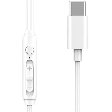 WIWU In-Ear-kuulokkeet USB-C-liittimellä - Valkoinen