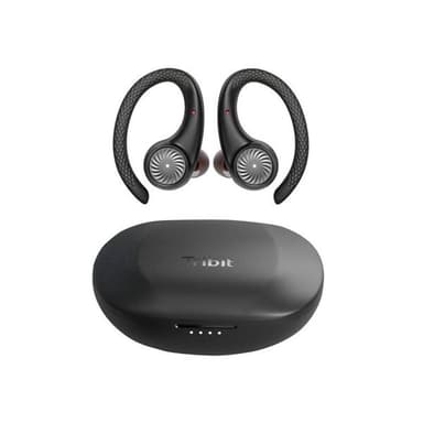 Langattomat Bluetooth-kuulokkeet TWS, jossa on AptX ja läpinäkyvyystila - musta