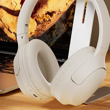 QCY H2 Pro Bluetooth-kuulokkeet - Valkoinen
