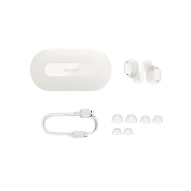 Baseus Mini Bluetooth-kuulokkeet - Valkoinen