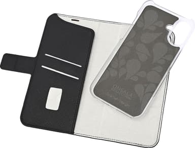 Onsala iPhone 16 Plus MagSeries lompakkokotelo (musta)