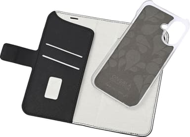 Onsala iPhone 16 MagSeries lompakkokotelo (musta)