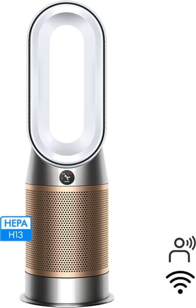 Dyson Hot + Cool Formaldehyde ilmanpuhdistin HP09 (valkoinen/kulta)