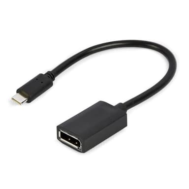 USB-C-DisplayPort-adapterikaapeli, 4K UHD, 60 Hz, 15 cm