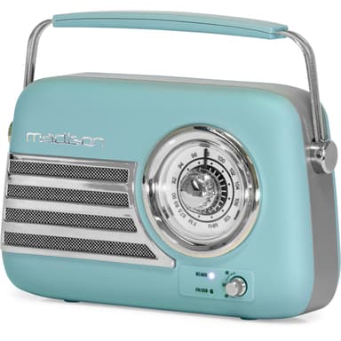 Madison Radio Bluetooth Retro ja FM (matta sininen)