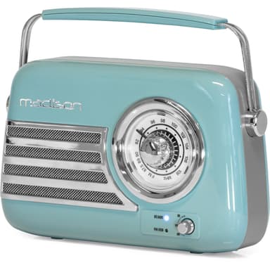 Madison Radio Bluetooth Retro ja FM (sininen)