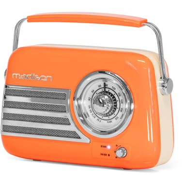 Madison Radio Bluetooth Retro ja FM (oranssi)