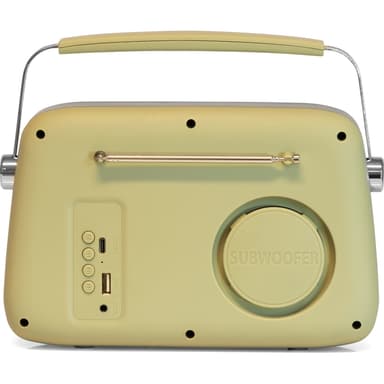 Madison Radio Bluetooth Retro ja FM (matta oliivinvihreä)