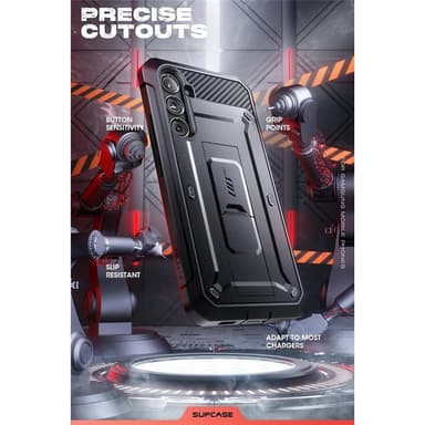 SUPCASE UB Pro kuori Samsung Galaxy S24 FE - Musta