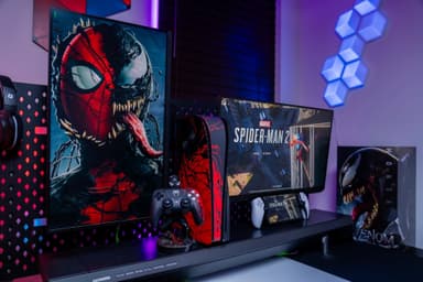 Cable Guys Symbiote Spider-Man pidikefiguuri älypuhelimelle/ohjaimelle