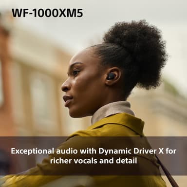 Sony WF-1000XM5 täysin langattomat in-ear kuulokkeet (musta)