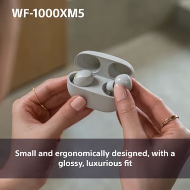 Sony WF-1000XM5 täysin langattomat in-ear kuulokkeet (hopea)
