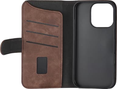 Gear iPhone 16 Pro lompakkokotelo (ruskea)