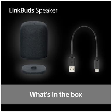 Sony LinkBuds langaton kannettava kaiutin (musta)