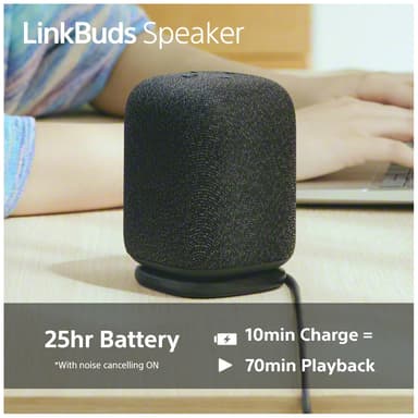 Sony LinkBuds langaton kannettava kaiutin (musta)